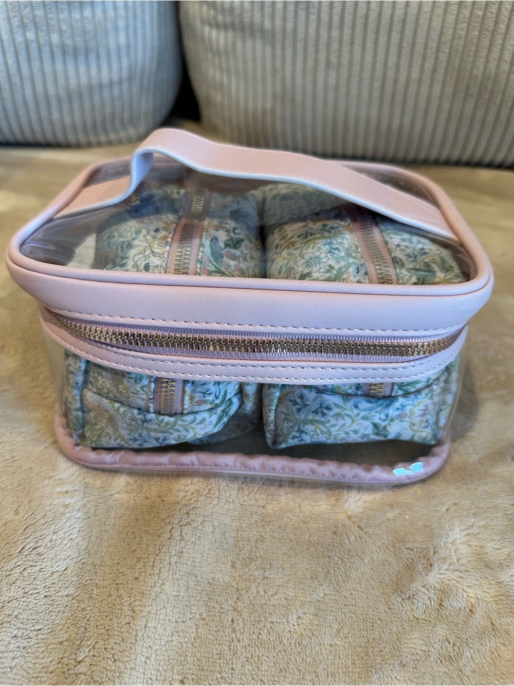 Morris & Co. William Morris 3 Piece Cosmetic Set Strawberry Thief